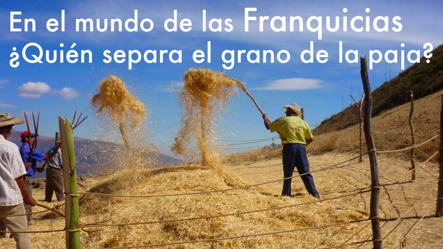 En el mundo de las Franquicias ¿Quién separa el grano de la paja?