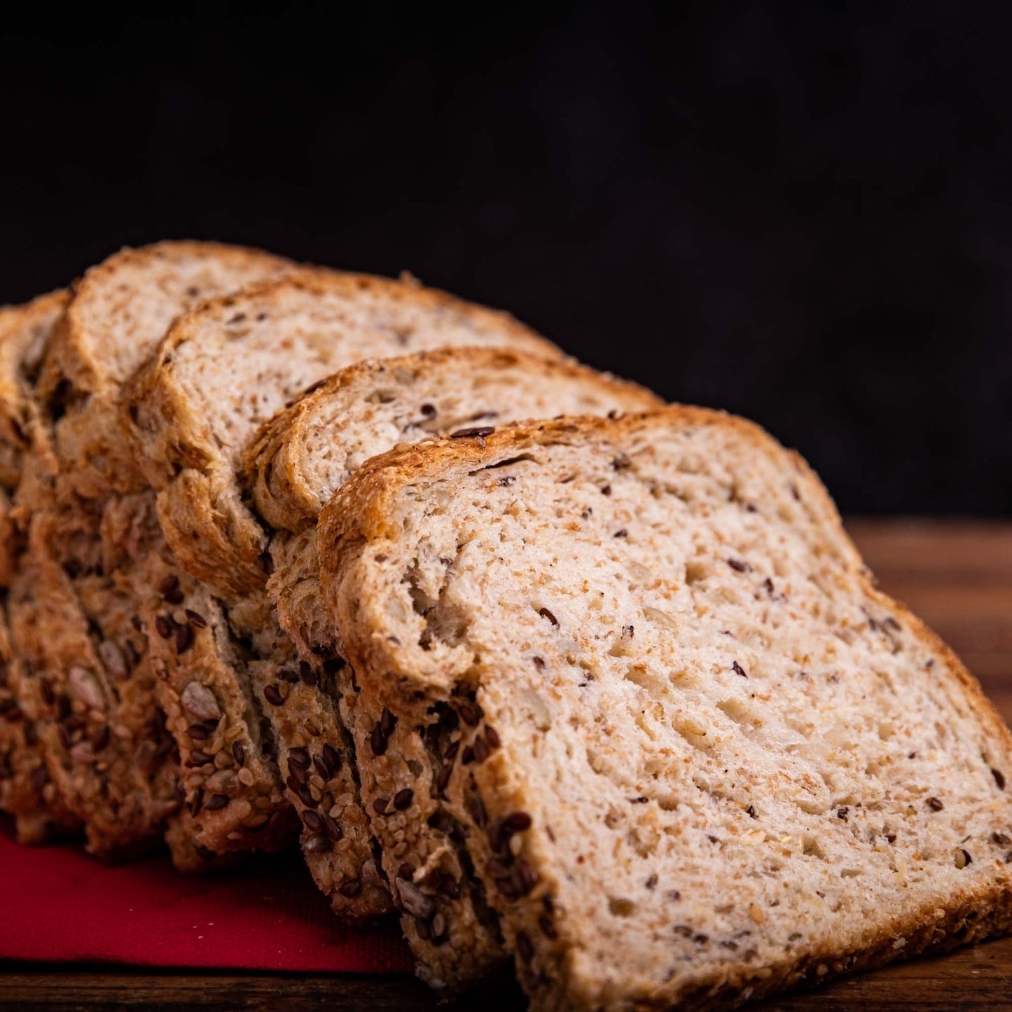 PAN DE MOLDE DE CEREALES (420g-rebanado)