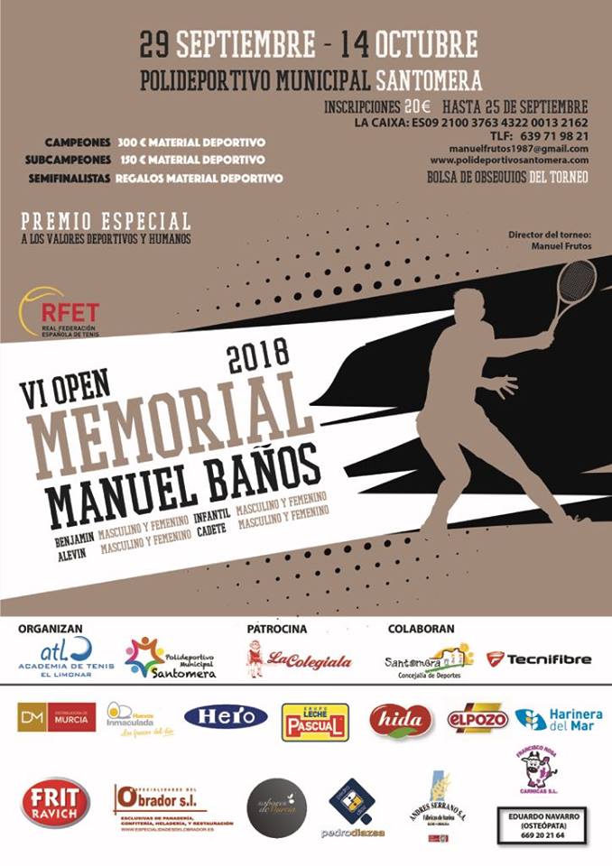 VI Open de Tenis Memorial Manuel Baños