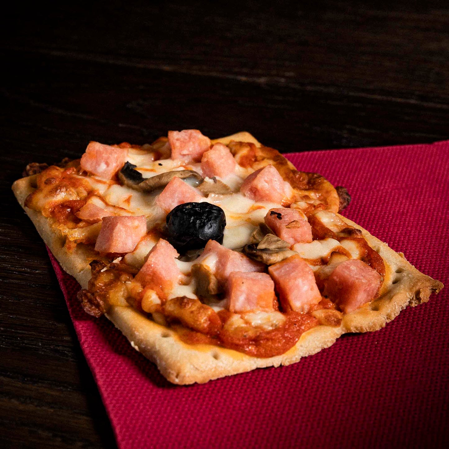 PIZZA DE JAMON YORK Y CHAMPIÑON SIN GLUTEN (2 ud)