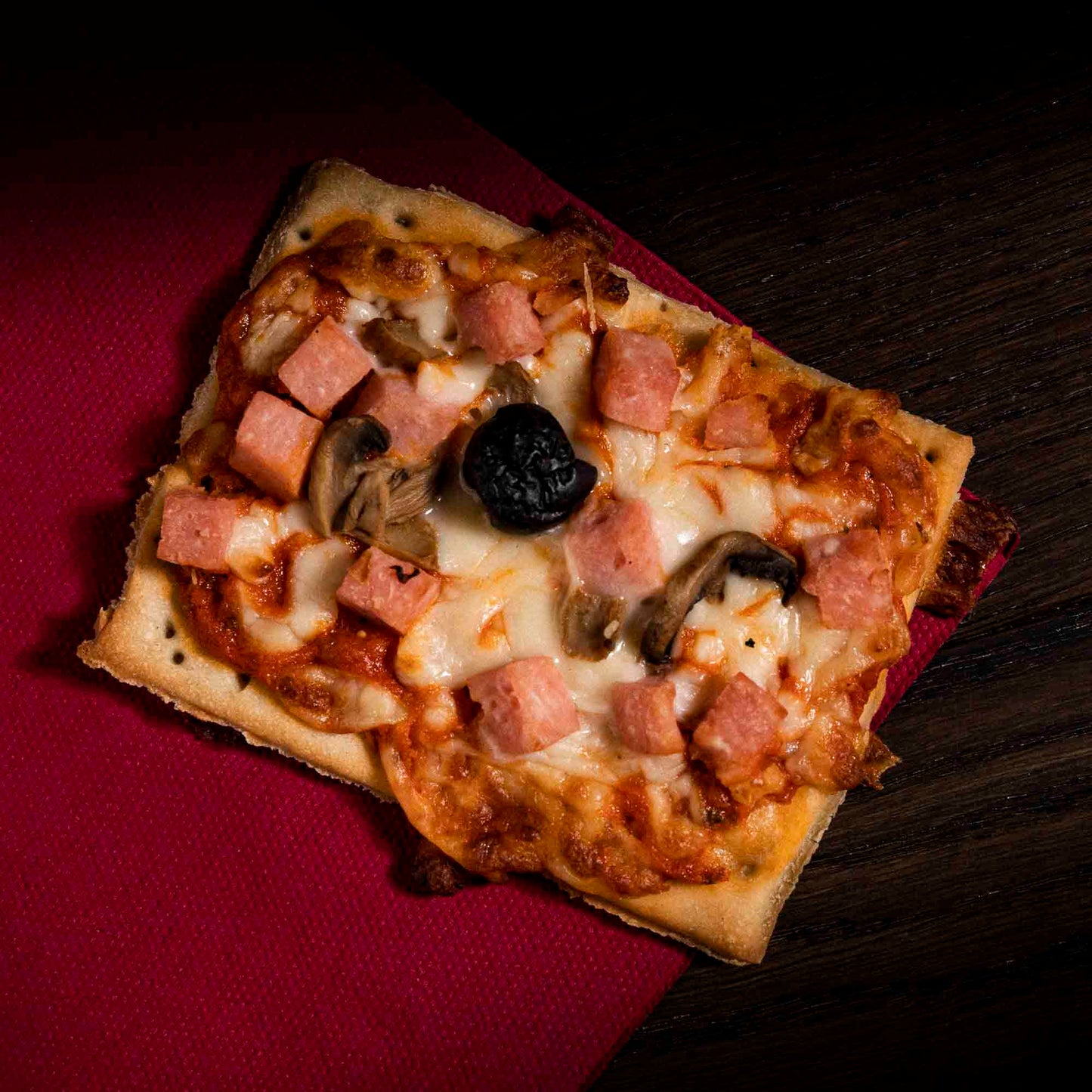 PIZZA DE JAMON YORK Y CHAMPIÑON SIN GLUTEN (2 ud)